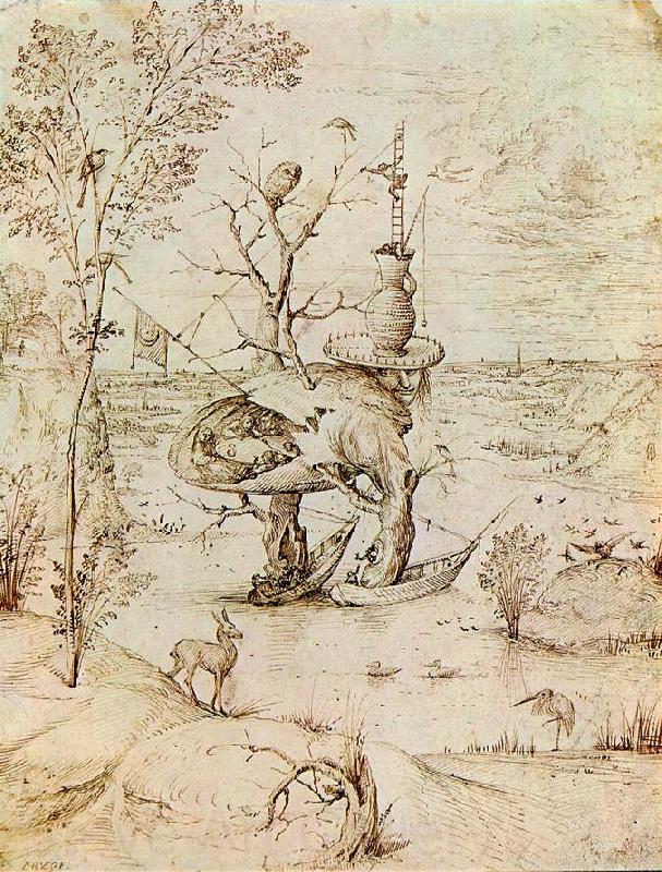 BOSCH, Hieronymus The Man-Tree  bfguty